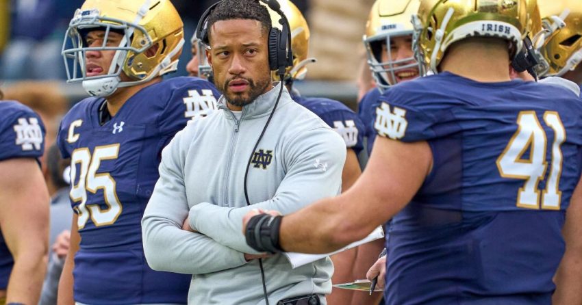 C'est peut-être une année 1 cahoteuse pour Marcus Freeman, mais les perspectives de Notre Dame sont toujours brillantes