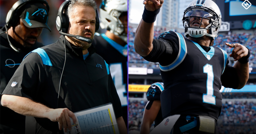 Matt Rhule des Panthers n'écarte pas des retrouvailles avec Cam Newton si Sam Darnold doit manquer un temps prolongé