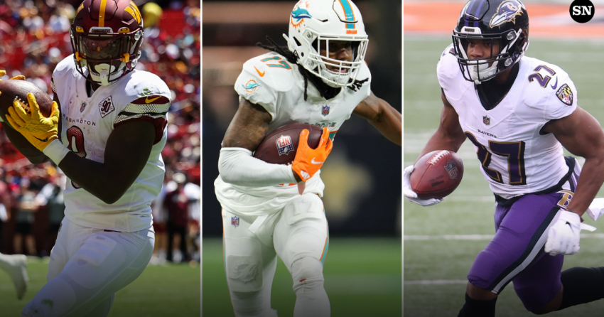 Mises à jour des blessures en fantasy : Les dernières nouvelles sur Brian Robinson, Jaylen Waddle, JK Dobbins affectant les classements de fantasy, les décisions de start 'em, sit 'em de la semaine 1