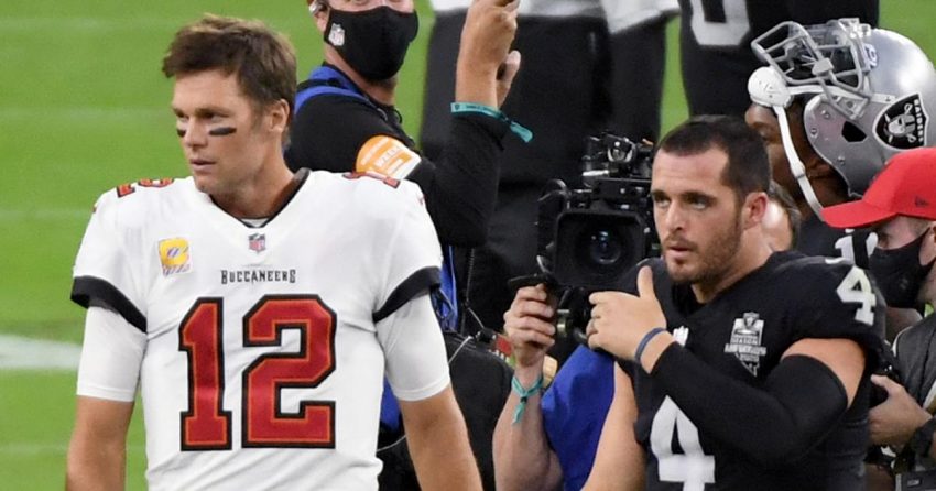 podcast 'The Sporting News 7' : Derek Carr aborde les rumeurs sur Tom Brady, plus Kevin Durant, Usain Bolt et plus encore