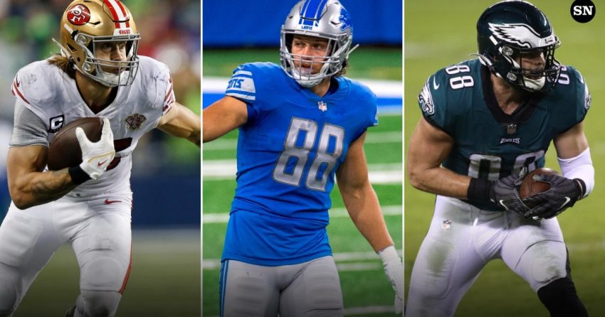 Valeurs des enchères Fantasy TE 2022 : projections en dollars, classements pour les tight ends