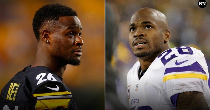 Adrian Peterson vs. Le'Veon Bell cotes, prédictions, tendances des paris, choix d'experts pour le combat de boxe 2022