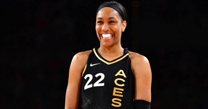 A'ja Wilson des Las Vegas Aces remporte le prix KIA WNBA 2022 du joueur le plus utile