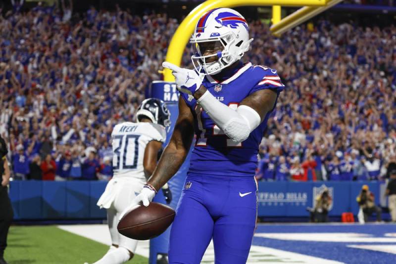 Bills – Titans (41-7) : Stefon Diggs flambe et Buffalo déroule