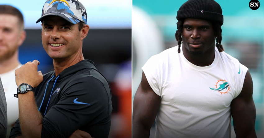 Brandon Staley des Chargers explique pourquoi il a été " déçu " que Tyreek Hill ait été échangé