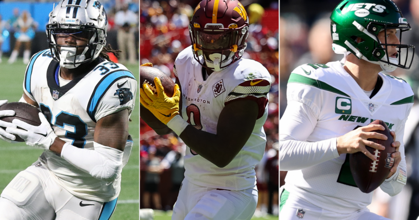 Fantasy Football Waiver Wire Watchlist pour la semaine 5 : Les cibles de streaming, les agents libres dormants comprennent Dont'a Foreman, Brian Robinson Jr, Zach Wilson