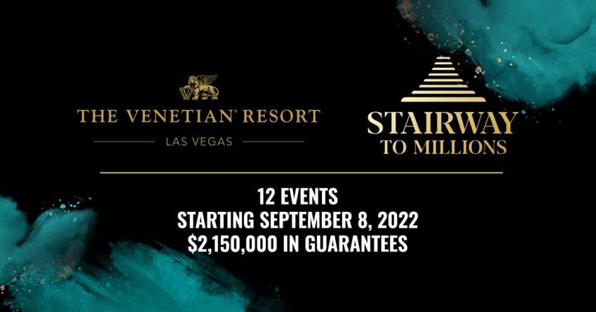 Le Venetian accueillera Stairway To Millions avec 2 150 000 $ de cagnottes garanties