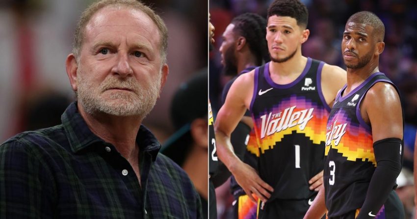 Les stars des Suns Chris Paul et Devin Booker abordent la situation de Robert Sarver lors du Media Day : 'C'était difficile à lire'