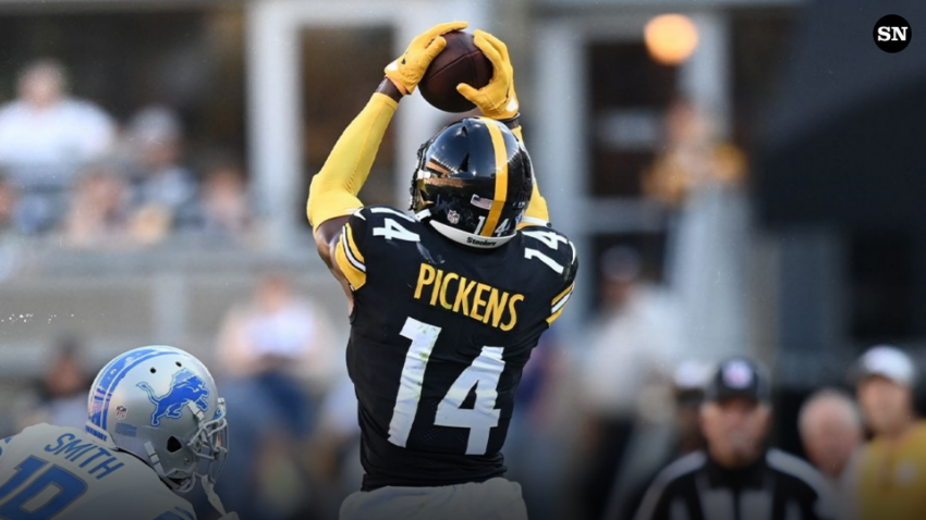 Les statistiques de George Pickens : Pourquoi Mitch Trubisky n'a pas beaucoup ciblé la recrue des Steelers lors des deux premiers matchs