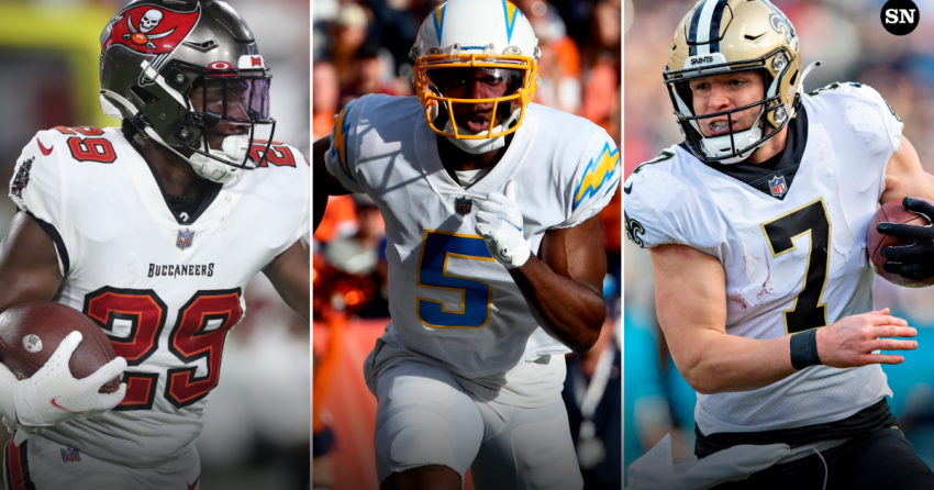 Liste de surveillance du fil de renonciation du football fantastique pour la semaine 3 : Les cibles de Streaming, les agents libres dormants comprennent Rachaad White, Josh Palmer, Taysom Hill