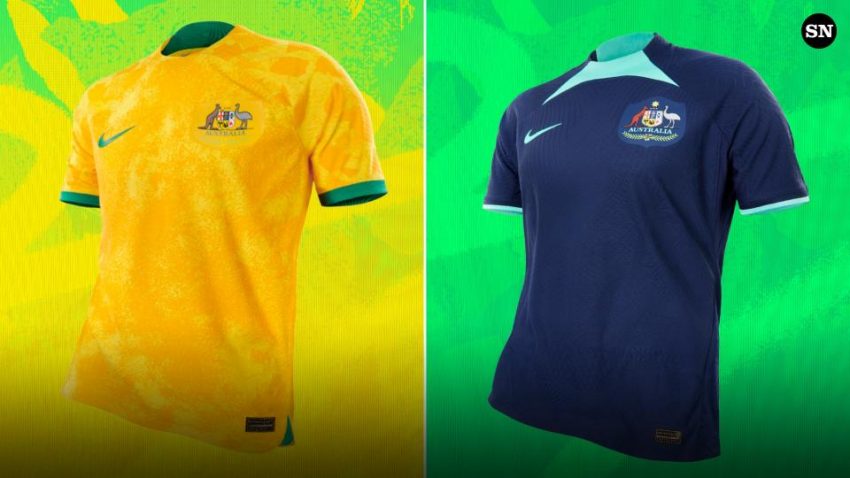 Maillot Coupe du monde Australie 2022 : nouveau maillot Socceroos, kits complets Nike, couleurs domicile et extérieur pour le Qatar