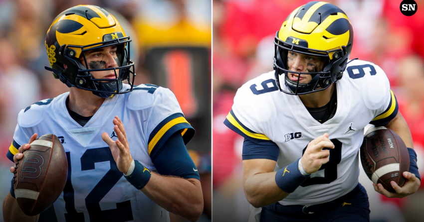 Pourquoi le Michigan lance deux QBs différents dans les semaines 1-2 : Jim Harbaugh explique la décision "biblique"