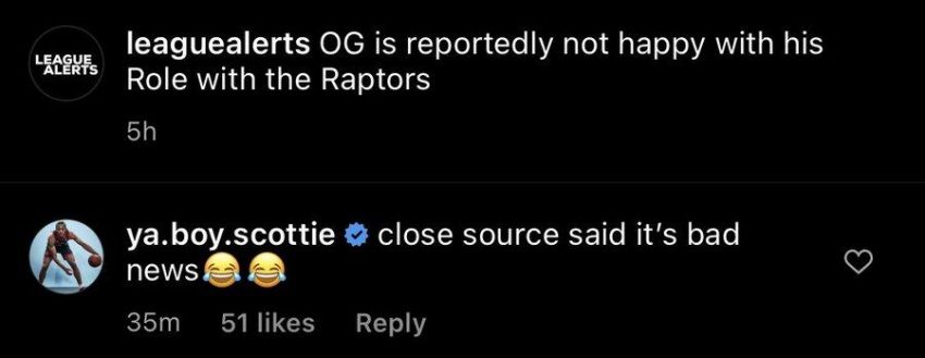 Scottie Barnes, OG Anunoby et la bromance naissante des Raptors que même Michael Jordan ne peut pas fissurer