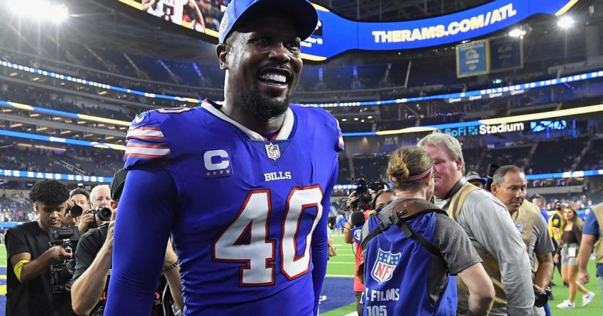 Von Miller réalise une performance de deux sacs pour les débuts des Bills : Comment le pass rusher a exposé les Rams en route vers la victoire