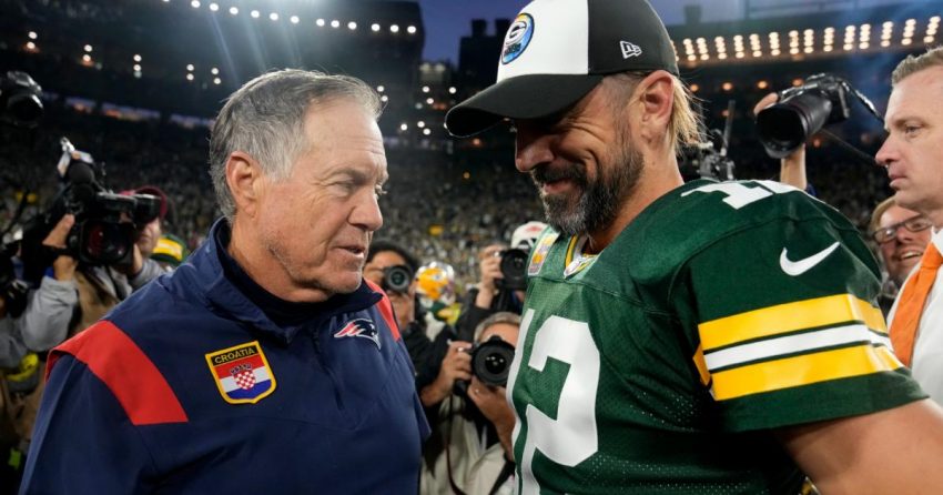 Aaron Rodgers des Packers explique pourquoi la discussion d'avant-match avec Bill Belichick des Patriots était "vraiment significative"