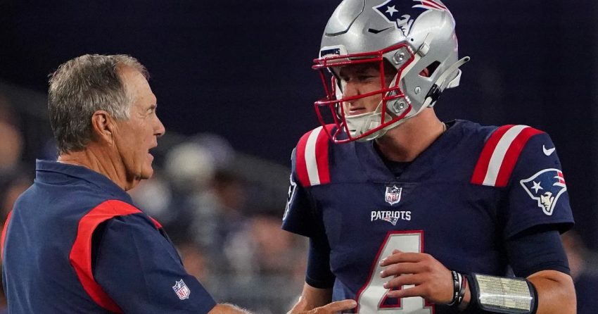 Controverse sur le QB des Patriots ? Bailey Zappe fait faire à Bill Belichick des comparaisons avec Mac Jones après la déroute des Lions