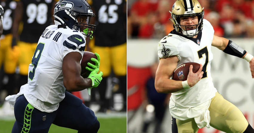 Les meilleurs choix de renoncement de la semaine 6 de Fantasy : Kenneth Walker III prend le relais, Taysom Hill se démarque