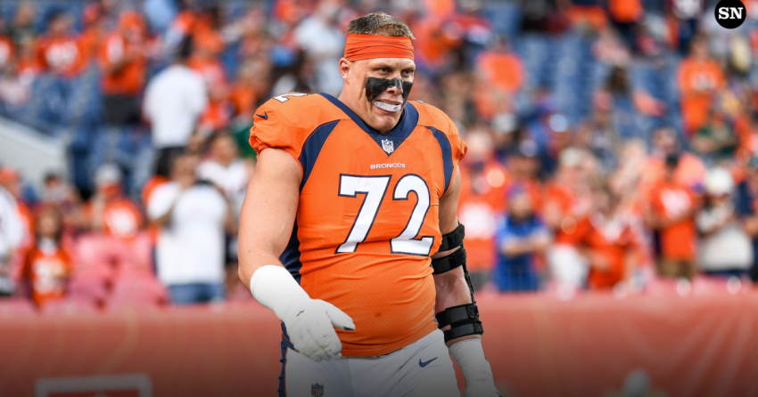 Même la femme de Garett Bolles doit rire lorsque la tentative de plaquage affreux de l'OL des Broncos devient virale