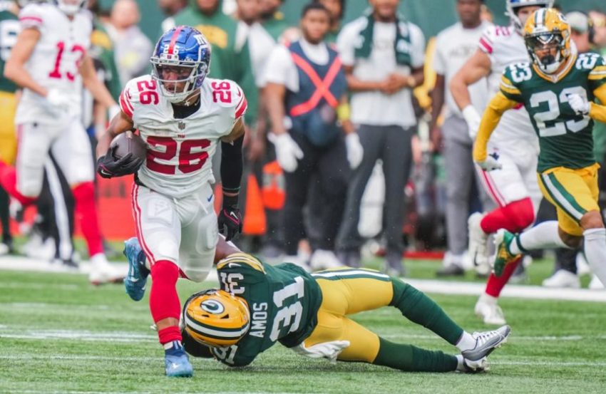 Packers – Giants (22-27) : Saquon Barkley roi d’Angleterre