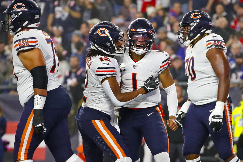 Patriots – Bears (14-33) : Justin Fields convaincant, Mac Jones sur le banc