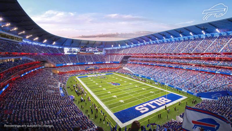 [photos] Les Bills dévoilent un projet de stade moderne