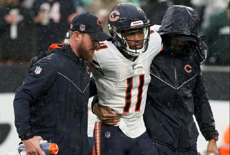 Bears : touché à la cheville, c’est une fin de saison pour Darnell Mooney