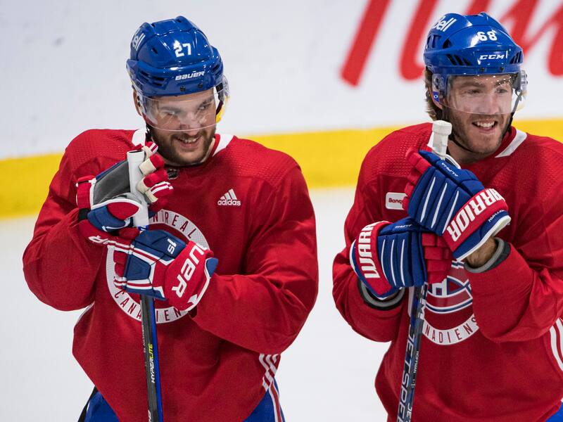 Drouin et Hoffman sont de retour sur la glace