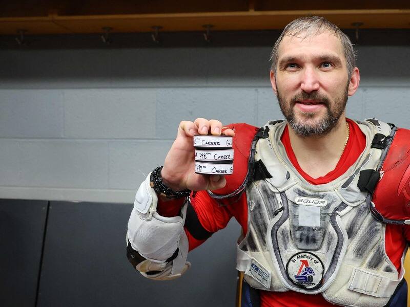 Ovechkin et la course au record: «C’est bon pour le hockey», selon Caufield