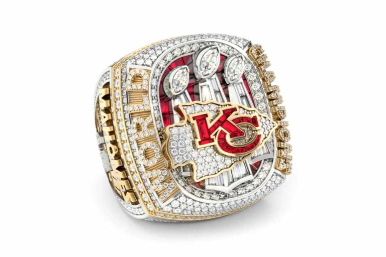Kansas City Chiefs Win Super Bowl 2023 Championship Ring Paris