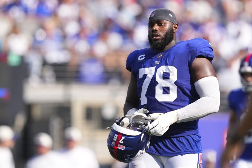 Andrew Thomas de New York Giants Signe un Contrat Record de 80 Millions de Dollars