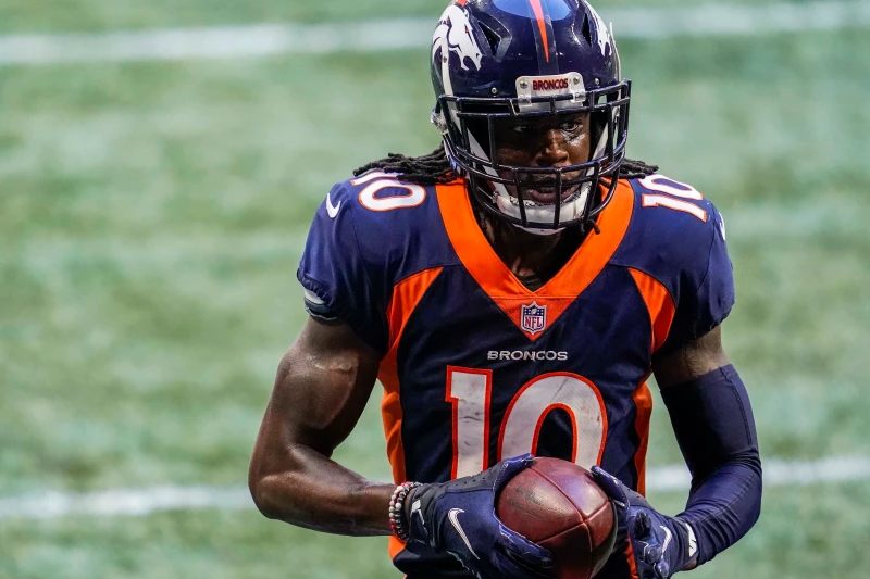 Cooper Kupp Catches Pass, Jerry Jeudy Injured in Early Morning Practice Session