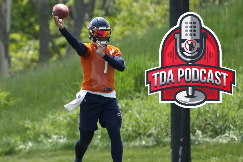 Justin Fields Receives Help from Chicago Bears in Podcast