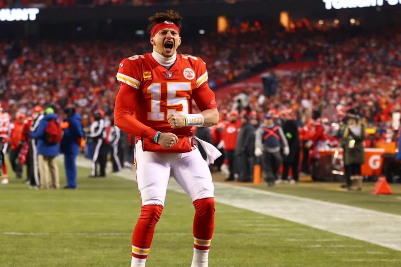 Patrick Mahomes en tÃªte des ventes de produits dÃ©rivÃ©s