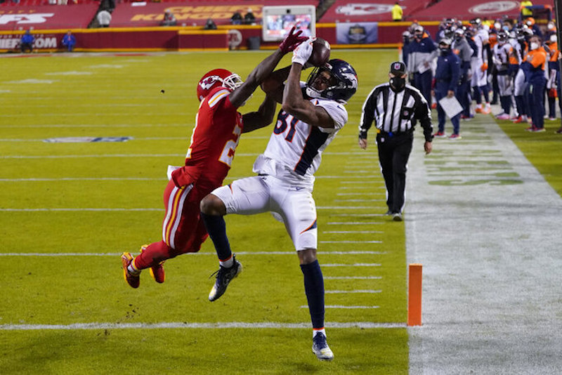 Tim Patrick's Season with the Denver Broncos Comes to an End