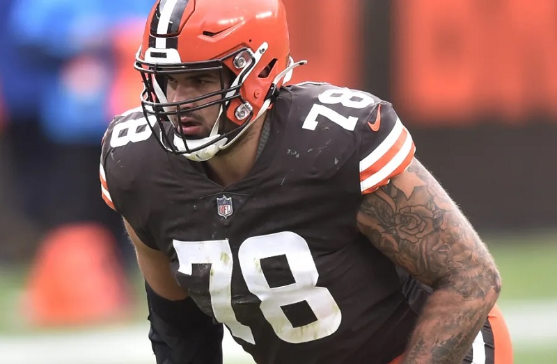 Browns Lose Tackle Jack Conklin for the Season