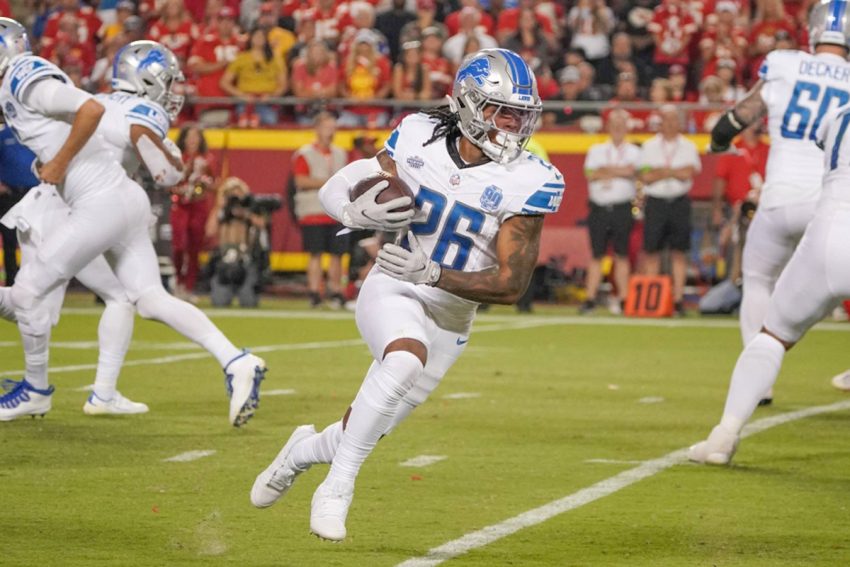 Jahmyr Gibbs of the Detroit Lions Electrifies Opponents as a Rookie