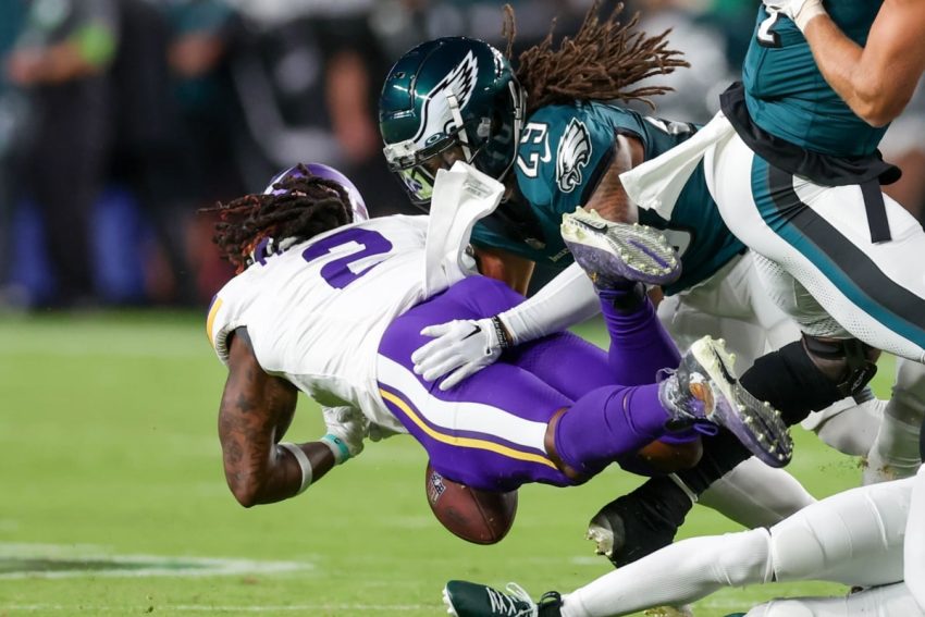 Minnesota Vikings' 34-28 Loss to Philadelphia Eagles in Thrilling Finish.