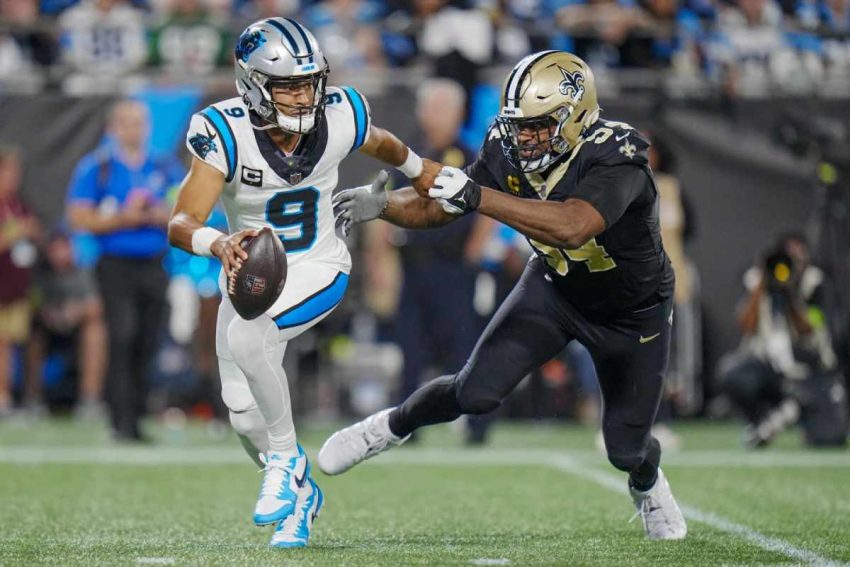 New Orleans Saints Defeat Carolina Panthers 17-20, Bryce Young Thrown for a Loss