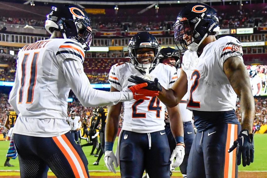 D.J. Moore Leads Washington Football Team to 20-40 Victory Over Chicago Bears