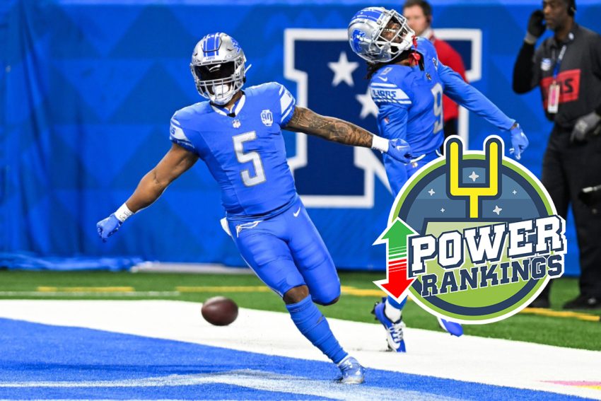 Les Lions de Detroit en tête du Classement de Puissance de la Saison 5, Les Patriots de la Nouvelle-Angleterre en Déclin Rapide