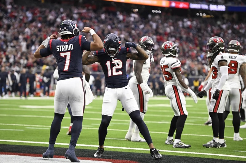 C.J. Stroud mène les Texans à une victoire serrée contre les Buccaneers (39-37)