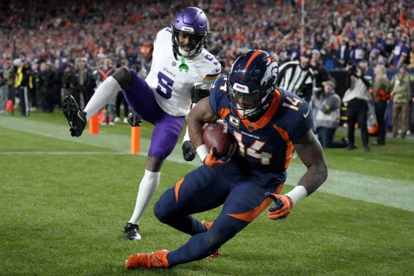 Courtland Sutton's Late Touchdown Gives Broncos 21-20 Win Over Vikings