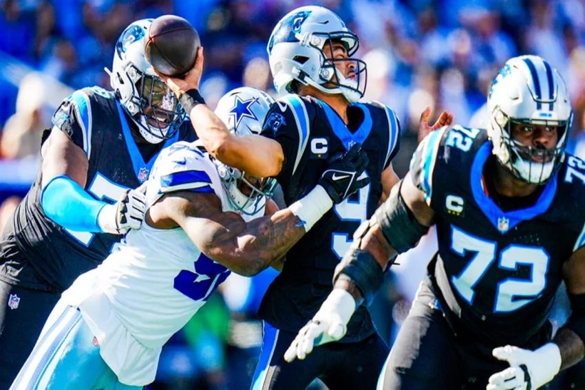 Cowboys vainquent Panthers 33-10, Bryce Young voit des fantÃ´mes