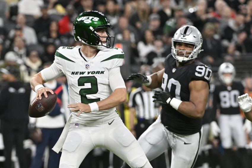 Jets perdent contre Raiders 16-12 malgré l'attaque de Zach Wilson