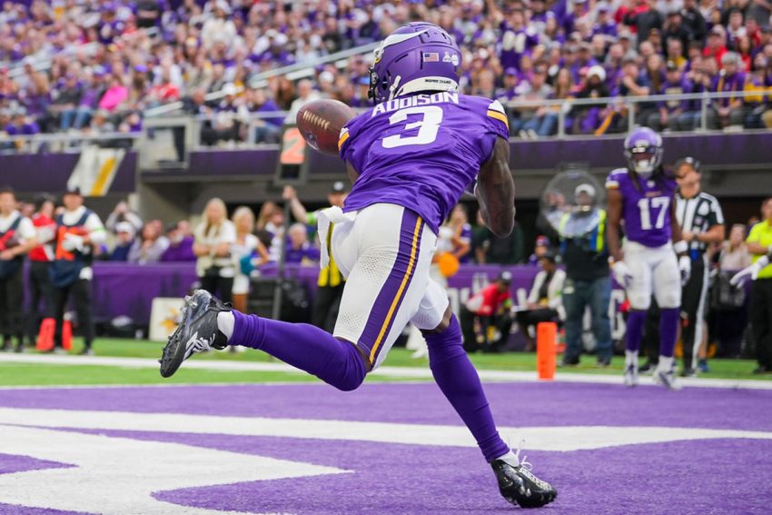 Jordan Addison (Vikings) : Le jeune frÃ¨re qui s'est imposÃ© comme un rookie
