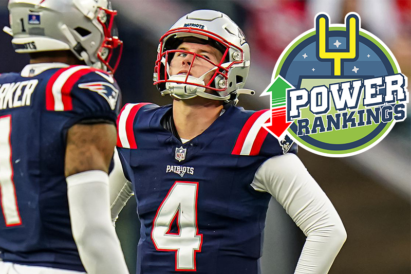 Les Patriots de la saison 15 classés au plus bas dans le classement des puissances.