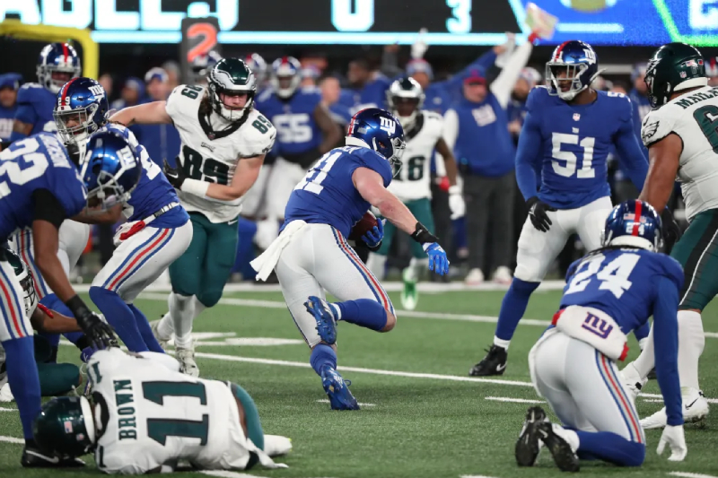 Philadelphie Eagles Battus par les Giants 27-10