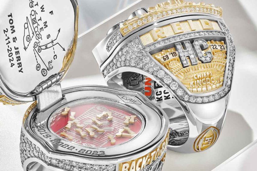 "Diamonds and Rubies: Here are the Chiefs' Championship Rings"