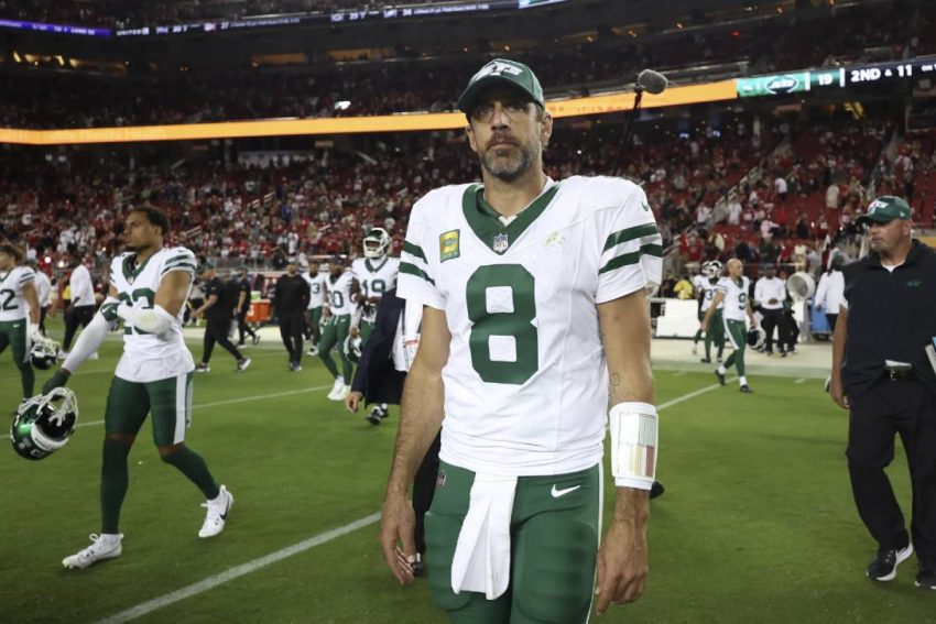 Aaron Rodgers from the Jets is Outraged by Your Accusations