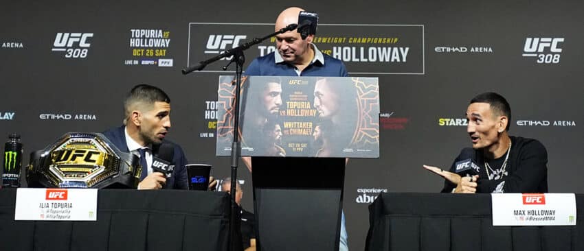 Cotes et Prédictions pour l'UFC 308 : Le Meilleur sera Béni lors de l'Événement Principal